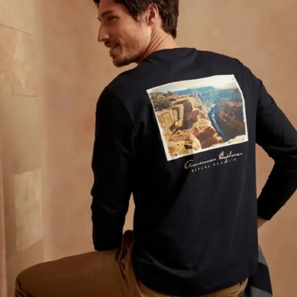 Banana Republic Heritage Front and Back Grand Canyon T-Shirt - Picture 3 of 12